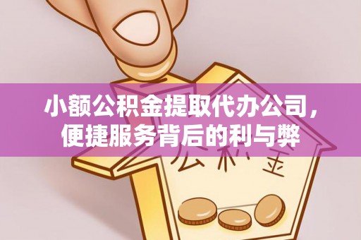 大观小额公积金提取代办公司，便捷服务背后的利与弊