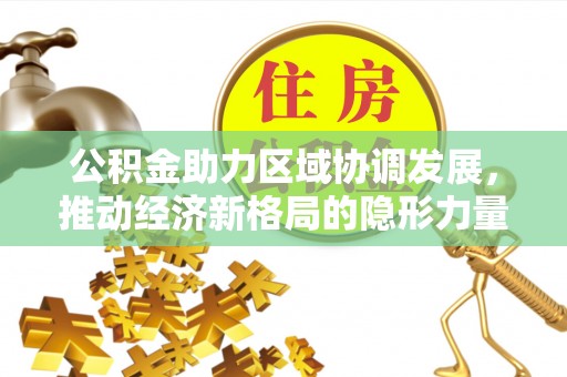 大观公积金助力区域协调发展，推动经济新格局的隐形力量