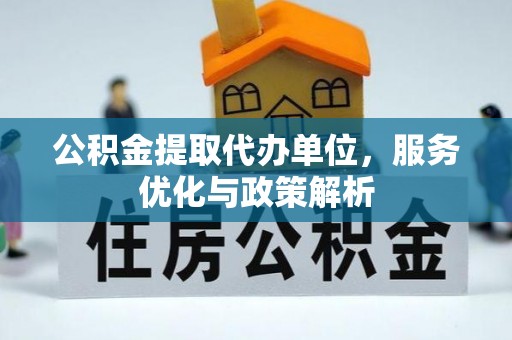 大观公积金提取代办单位，服务优化与政策解析