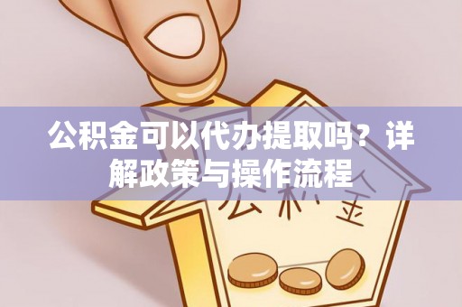 大观公积金可以代办提取吗？详解政策与操作流程