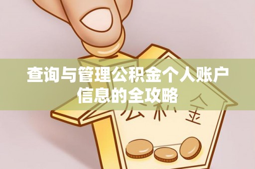 大观查询与管理公积金个人账户信息的全攻略