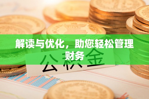 大观解读与优化，助您轻松管理财务