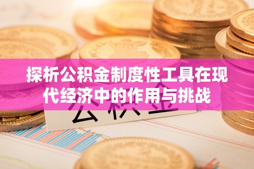 大观探析公积金制度性工具在现代经济中的作用与挑战