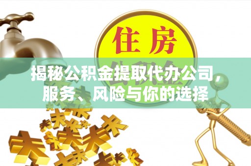 大观揭秘公积金提取代办公司，服务、风险与你的选择