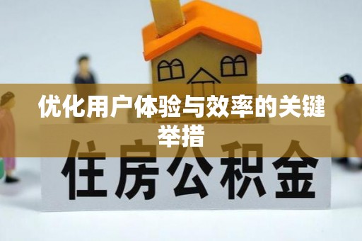 大观优化用户体验与效率的关键举措